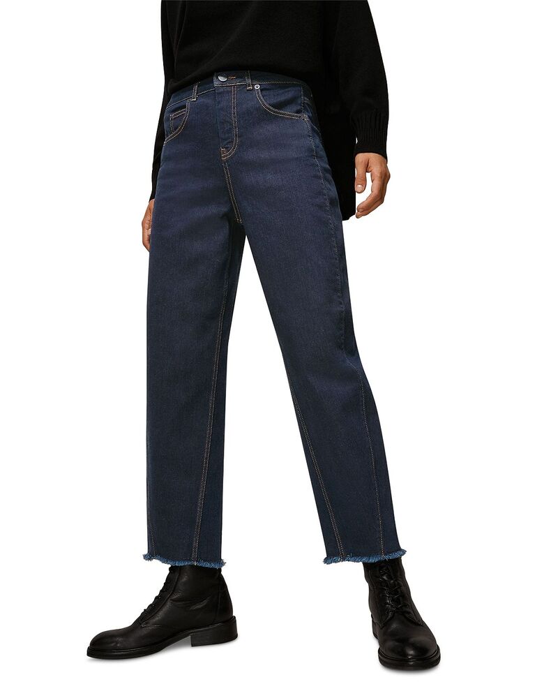 ホイッスルズ レディース ボトムス ジーンズズボン下 デニム Whistlestretch Barrel Jeans インチ Dark Denim Dark Denim ジーンズ