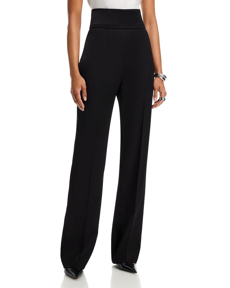 マックイーン レディース ボトムス 心地よいズボン下 McQueen Grain de Poudre Cigarette Trousers Black 黒いこと