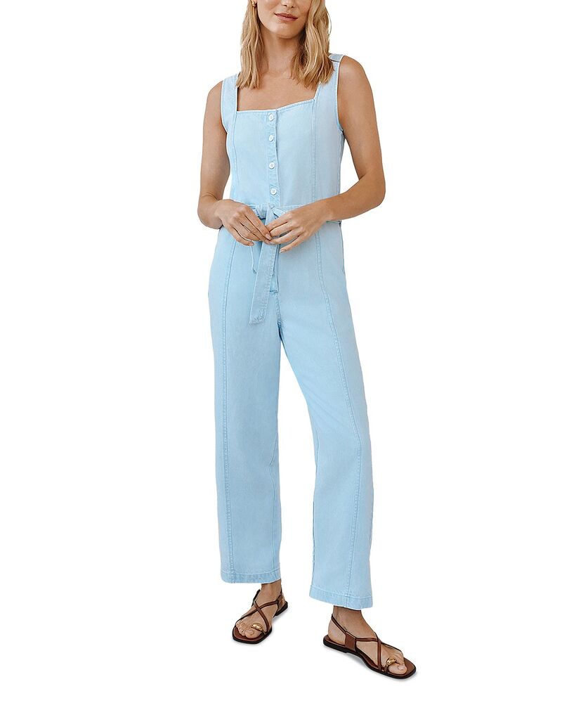 ベラダール レディース トップス 飛び降りる背広 Bella Dahl Square Neck Jumpsuit Coastal Fade