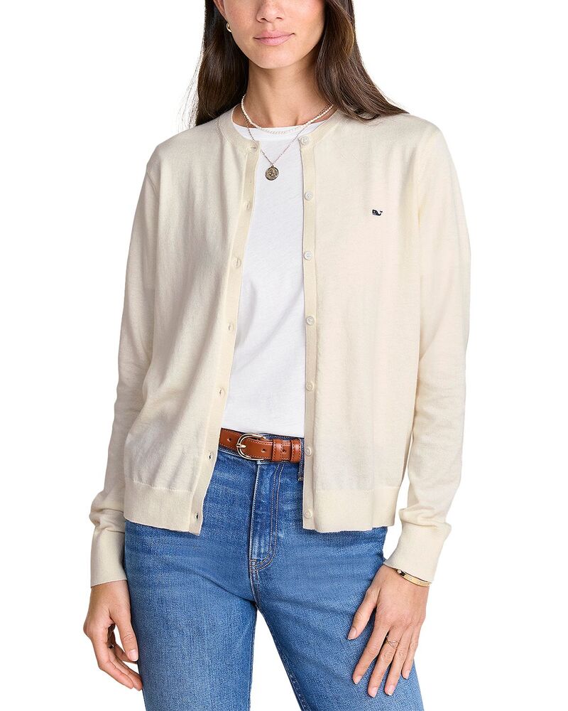 ヴァインヤードヴァインズ レディース アウター 編み物・スウェーター ジレー Vineyard Vines Cardigan Sweater Marshmallow