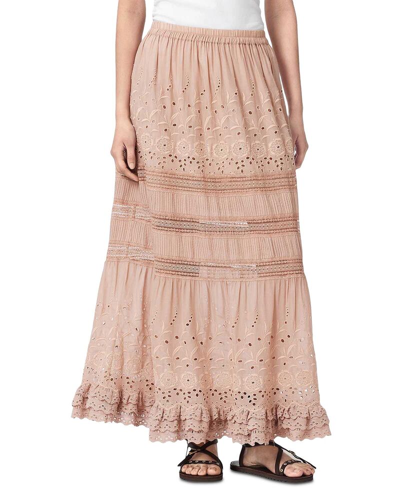 オールセインツ レディース ボトムスカート ALLSAINTS Camille Skirt Plaster Pink ピンク|ReVida 店