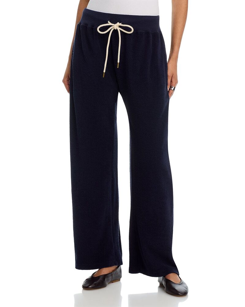 ザ・グレート レディース ボトムス 心地好いズボン下 パイル スウェットパンツ THE GREAT. The Micro Terry Horseshoe Sweatpants Navy 米国海軍