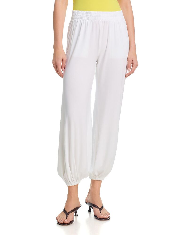 ノーマカマリ レディース ボトムス 心地好いズボン下 Norma Kamali Boyfriend Puff Jogger Pantsnowhite 白いこと