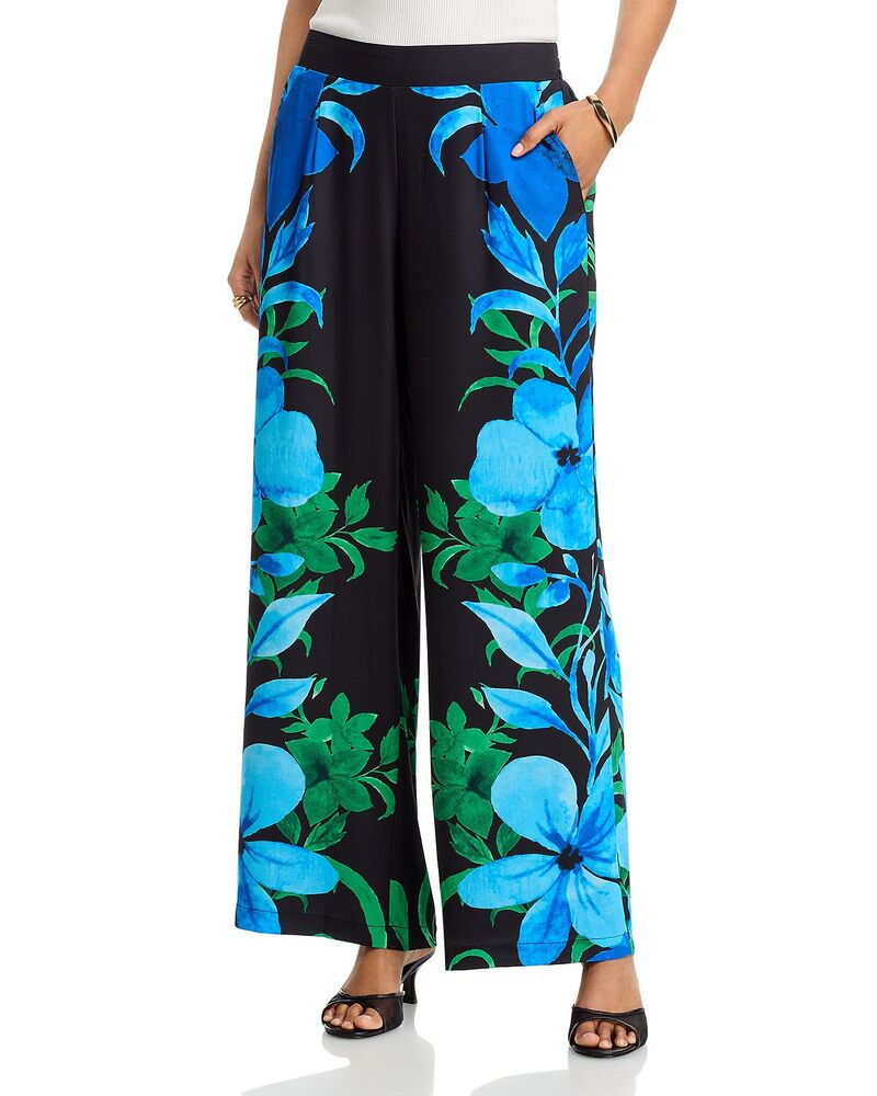 ティー・タハリ レディース ボトムス 心地好いズボン下 Tahari Pull On Pants Artist\u0027s Floral
