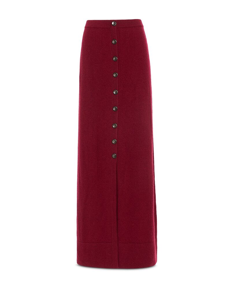 アルチュザラ レディース 下つ方スコート マキシ Altuzarra Callahan Cashmere Maxi Skirt Grenache