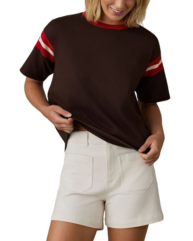 ファレティ レディース トップス プルオーバー プルオーバー Faherty Sport Jersey Throwback Teespresso Varsity