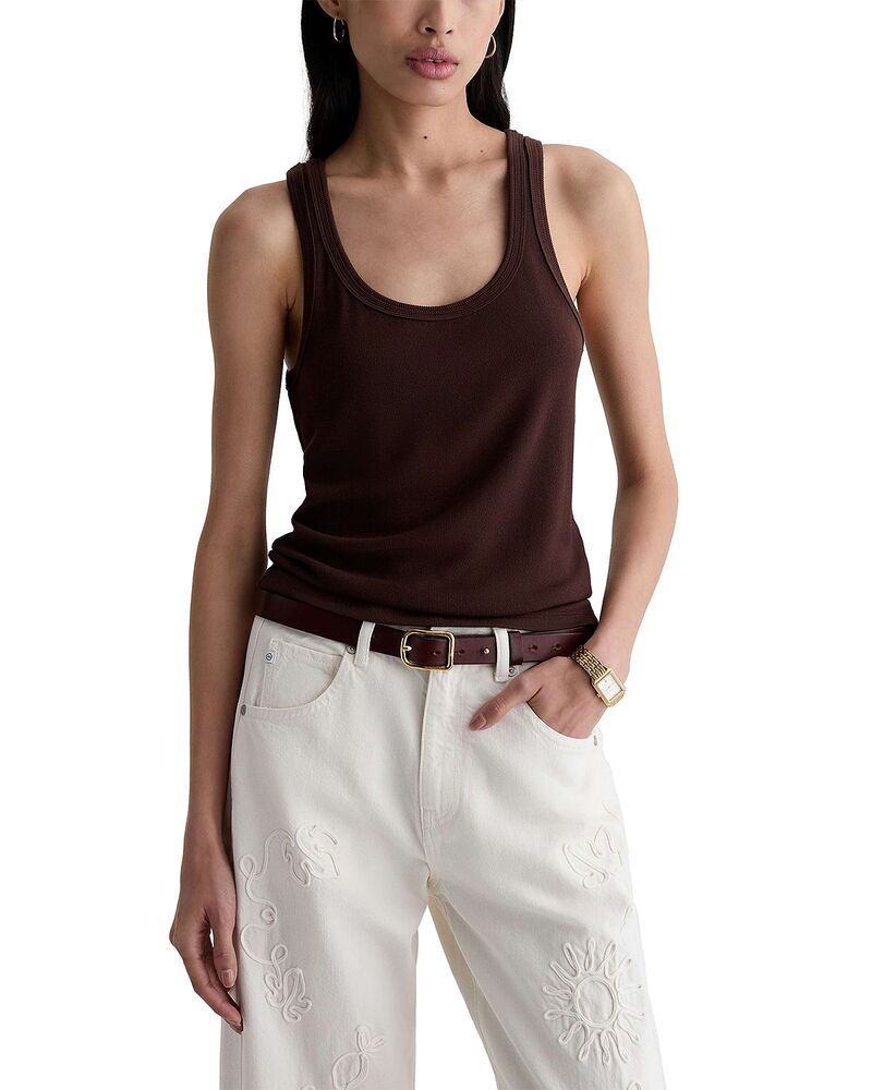 エージー レディース トップス 貯蔵タンクいの一番 AG Essential Tank Top Oak Barrel
