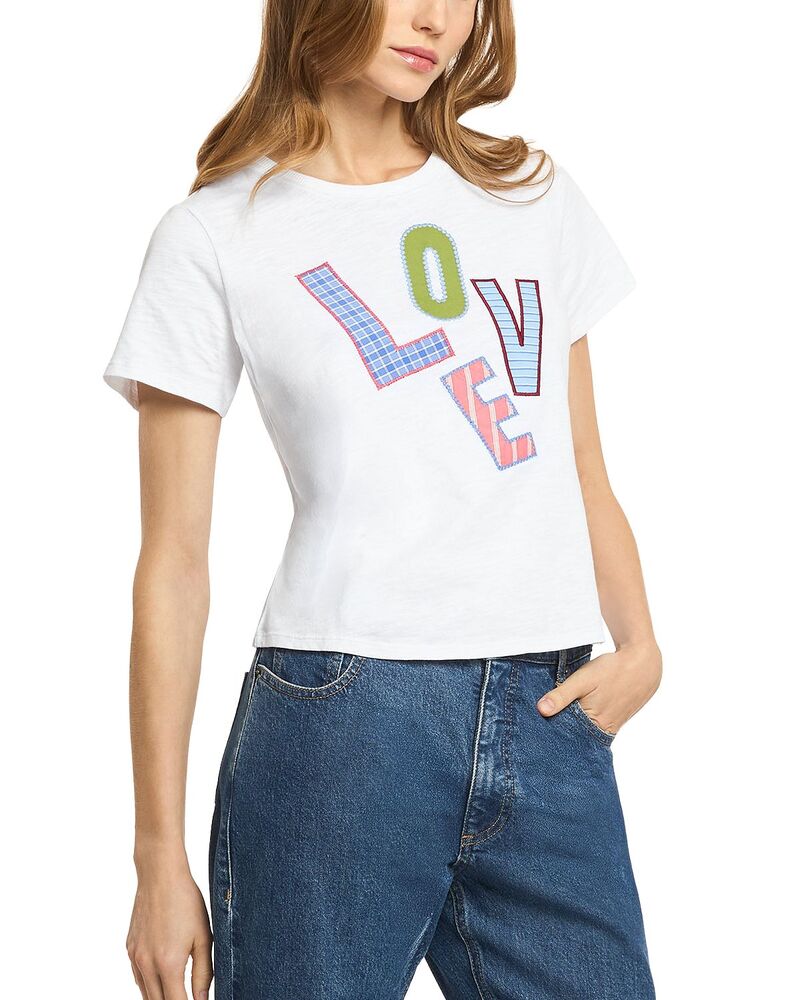 サンク セプト レディース トップス プルオーバー Cinq Sept Love Collage Patch T Shirt White/Multi 白いこと