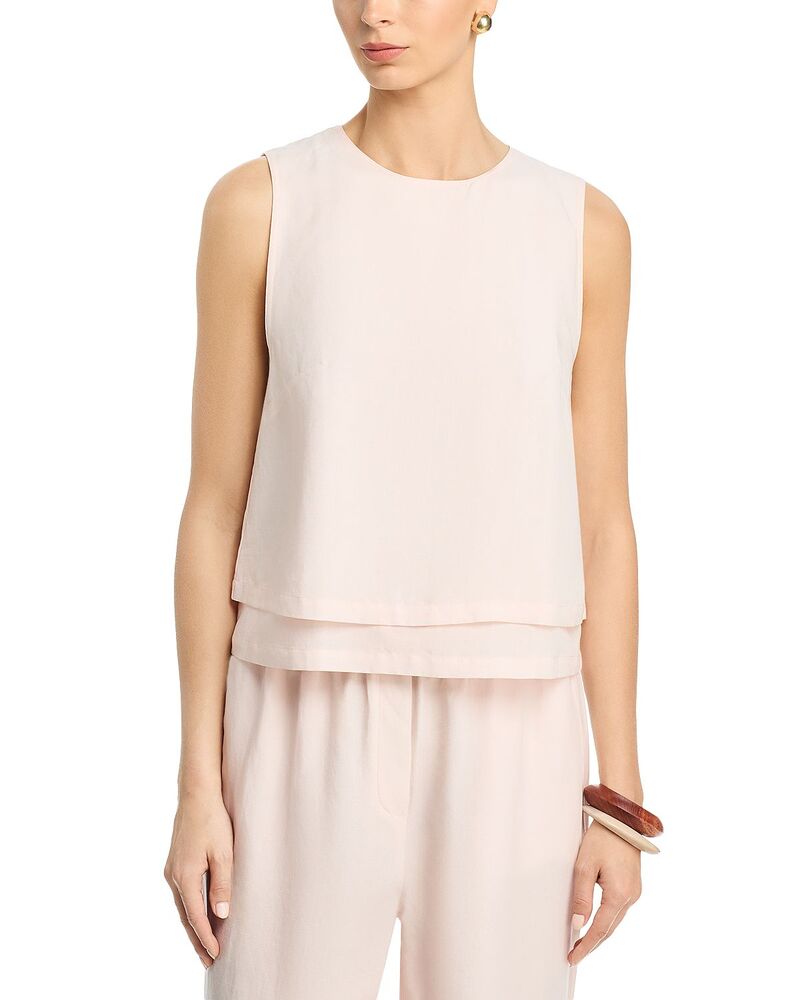 ボス レディース トップス シャツ BOSS Bliny Layered Crop Top Ocean Rose|ReVida 店