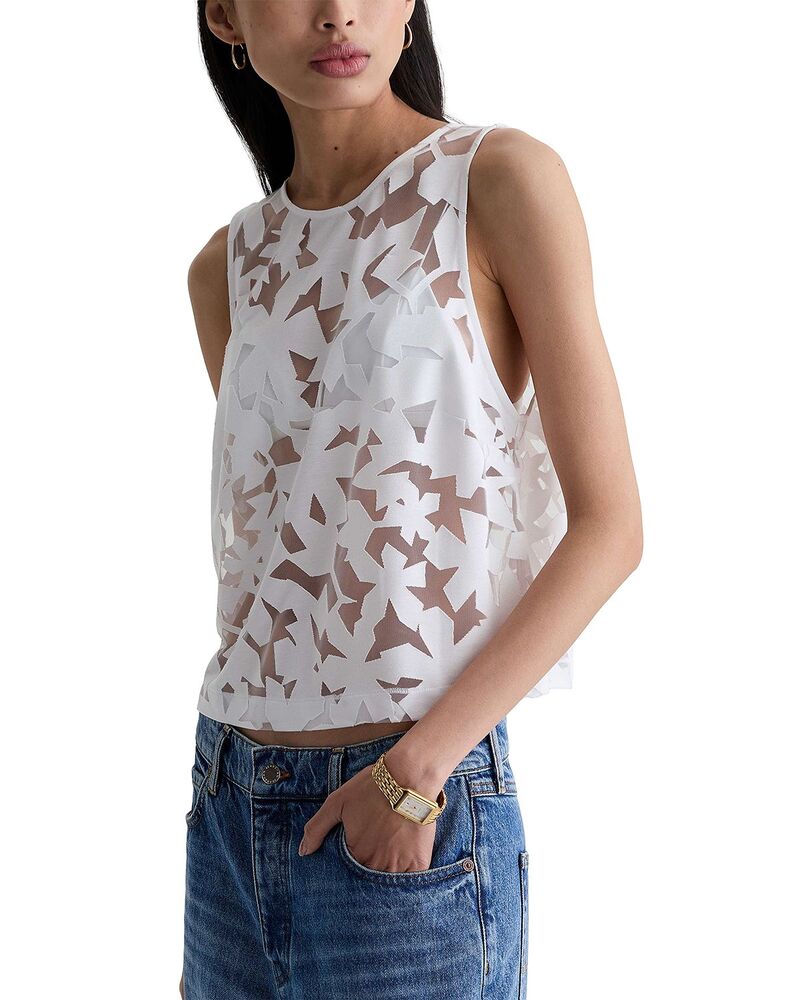 エージー レディース トップス プルオーバー シアー AG Emilee Sheer Top First Bloom