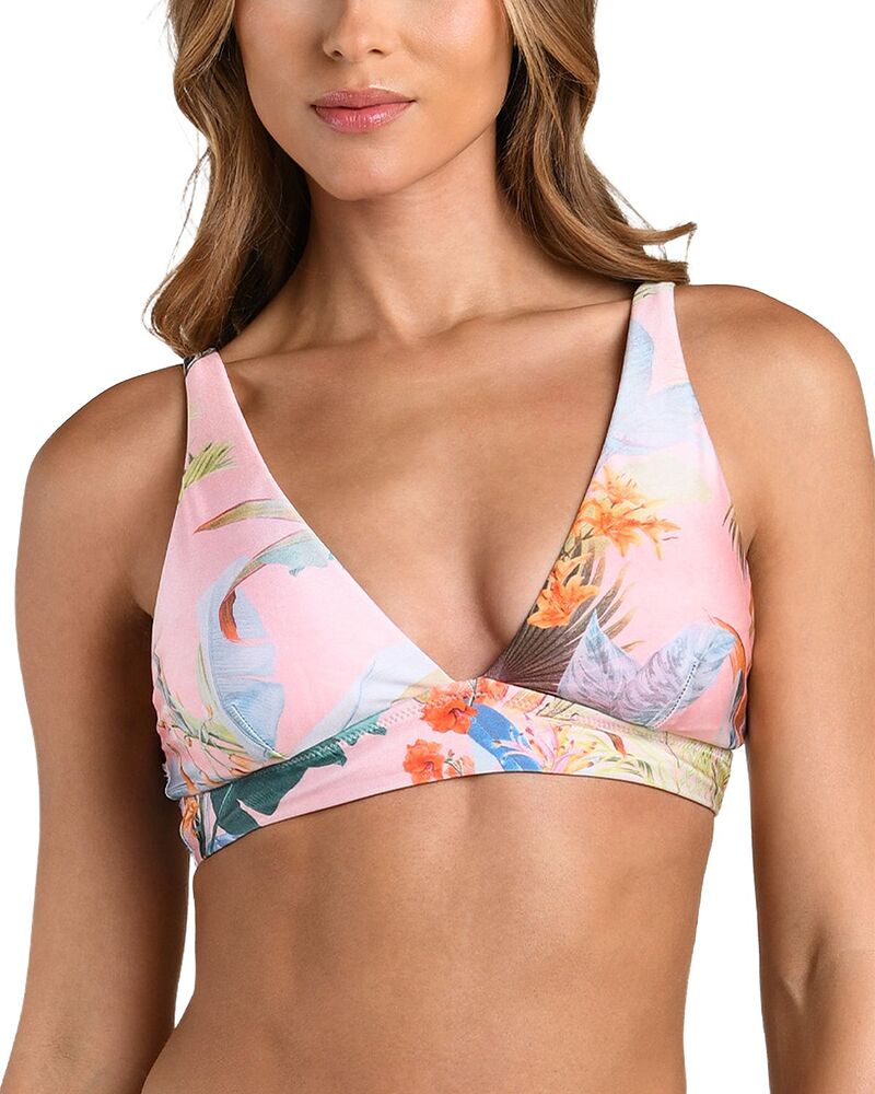 ラジャンス レディース 水泳着 いの一番のみ L\u0027AGENCE Lexie Colorful Palm Bikini Top Multi マルチ色合い
