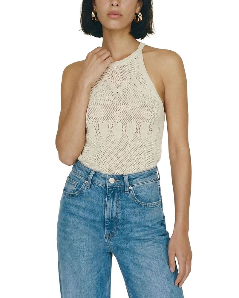 ヴェロモーダ レディース トップス シャツ ニット Vero Moda Vmseashell Sands Knitop Birch｜ReVida 店