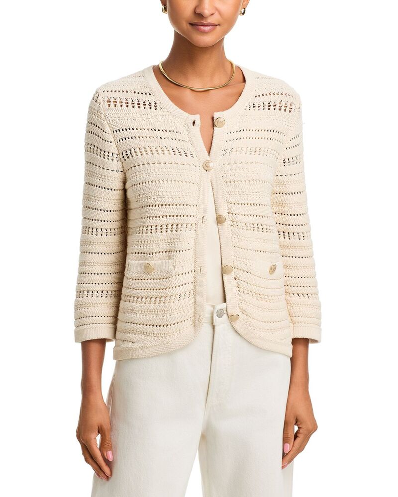 ヴェロニカ ベアード レディース アウター ジレー Veronica Beard Bellingham Cardigan Ecru エクリュ