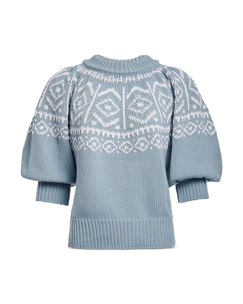 アルチュザラ レディース アウター 編み物・スウェーター Altuzarra Howard 3/4 Sleeve Sweater Lace Blue 青色