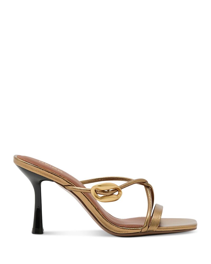 レイス レディース シューズ サンダル トール REISS Women\u0027s Alex Metallic Sandals Gold ゴールド