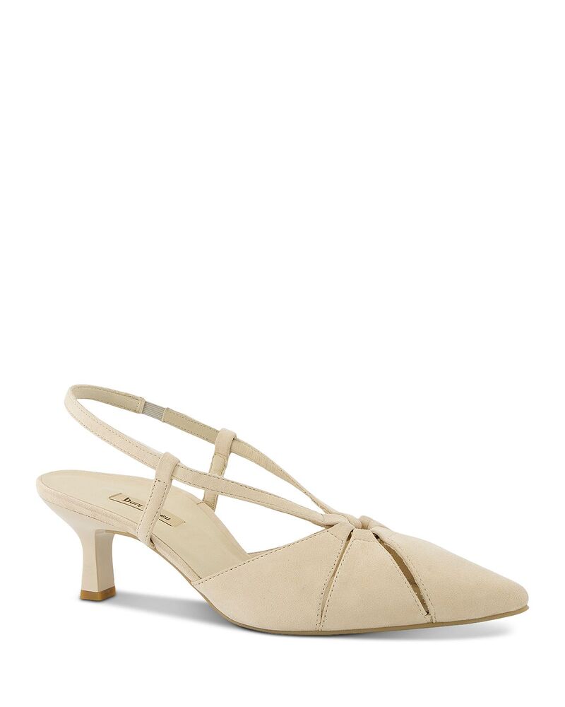 極点・緑であること レディース シューズ パンプス Paul Green Women\u0027s Daria Slingback Pumps Biscuit Suede