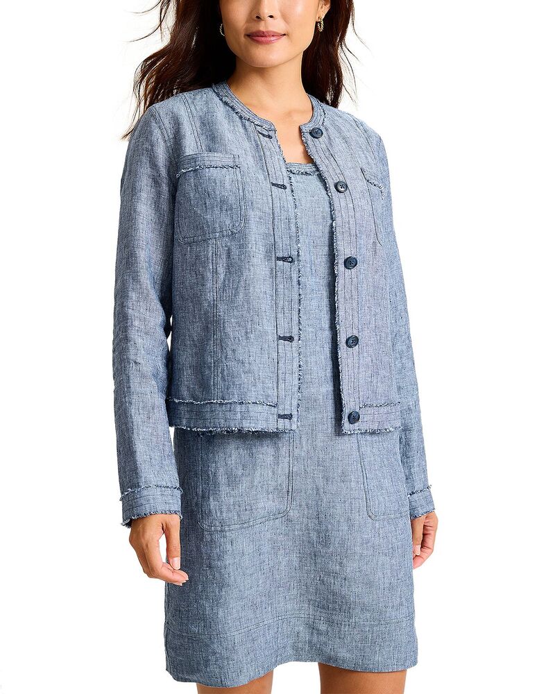 トッミーバハマ レディース アウター 上衣・上衣 Tommy Bahama Two Palms Patch Pocket Jacket Coastline