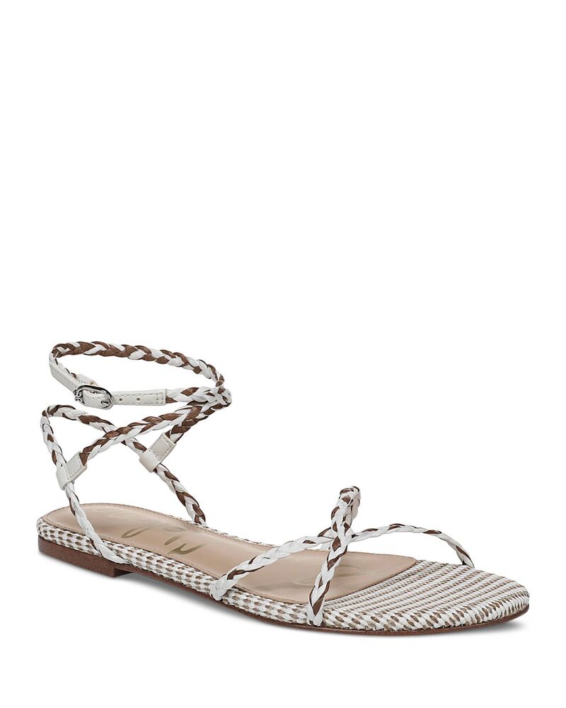 サムエデルマン レディース シューズ サンダル Sam Edelman Women\u0027s Ellina Braid Sandals Ivory Taupe 象牙色