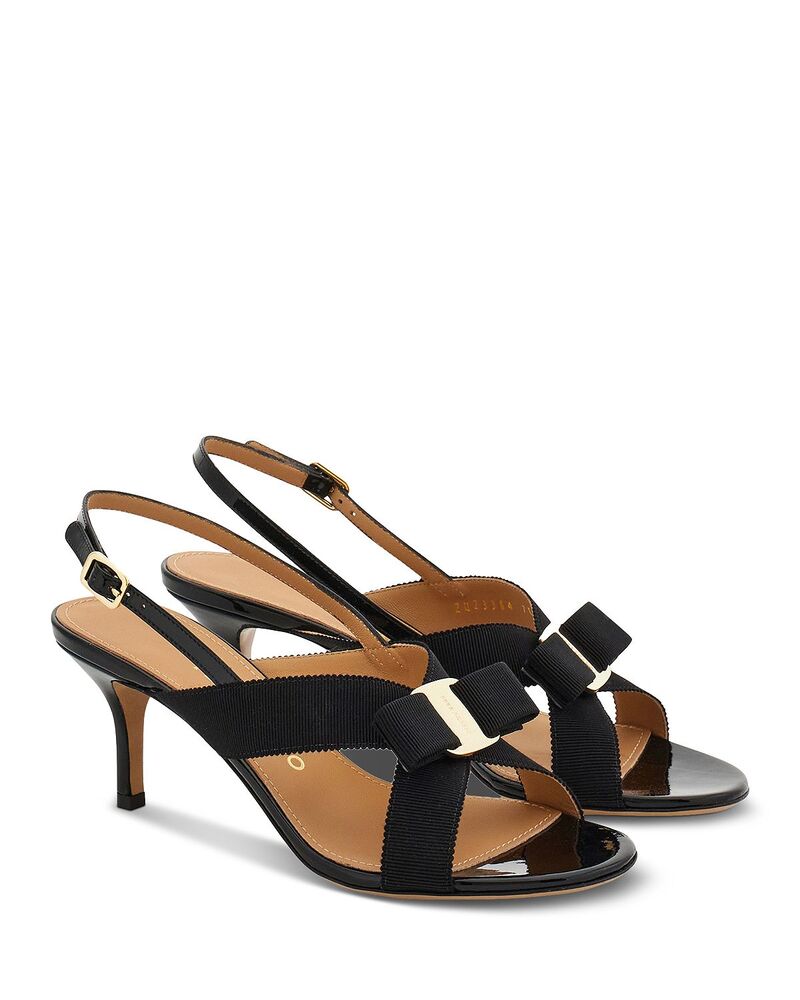 フェラガモ レディース シューズ サンダル FERRAGAMO Women's Rima 60 Sandals Nero｜ReVida 店 153,900円