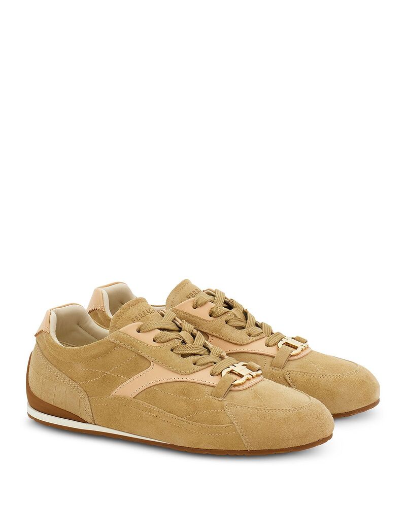 フェラガモ レディース シューズ スニーカー FERRAGAMO Women\u0027sophiecrosta Elisi Sneakers Deserto