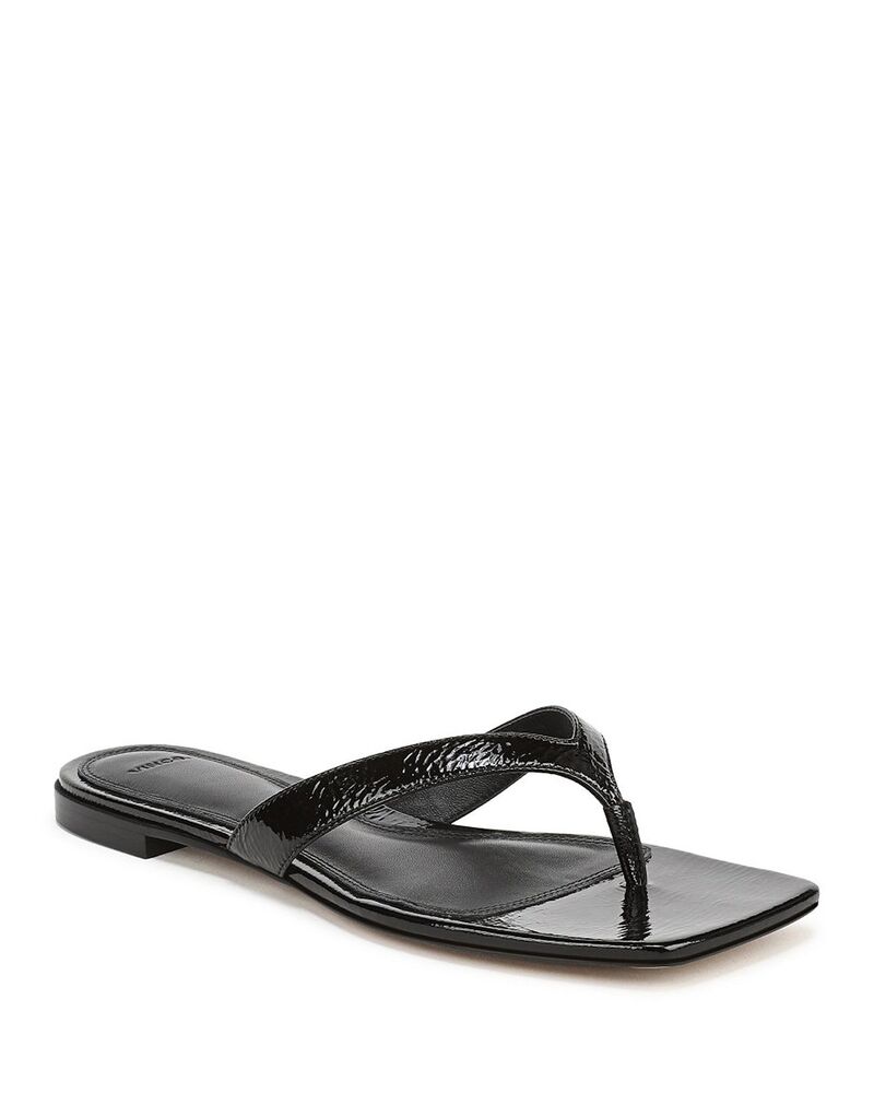 ヴィンス レディース シューズ サンダル Vince Women'san Juan Thong II Sandals Black ブラック｜ReVida 店