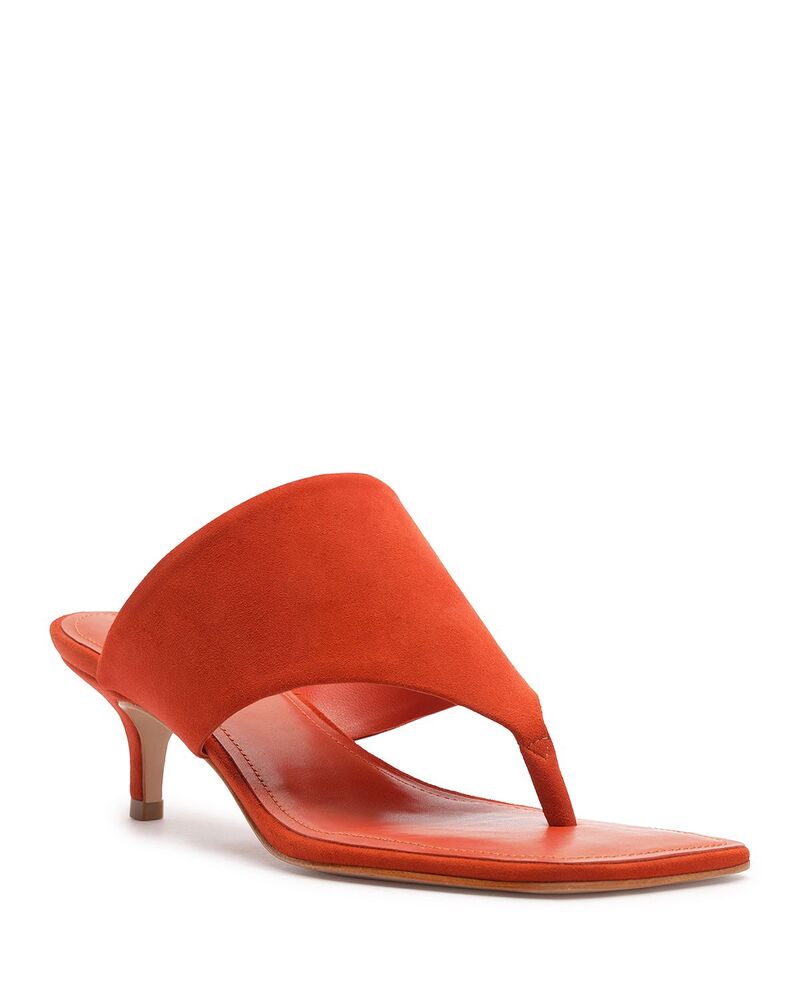 シュッツ レディース シューズ サンダル SCHUTZ Women'sage Mid Stiletto Sandals Orange Clay オレンジ｜ReVida 店