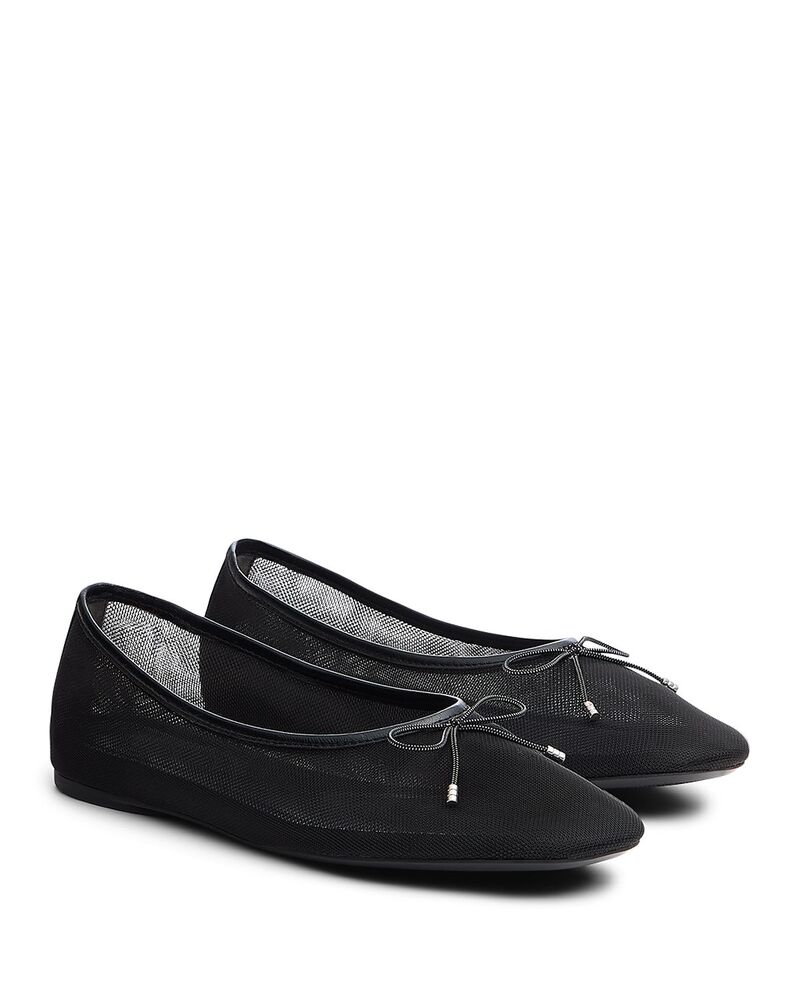 ラグアンドボーン レディース シューズ パンプス rag \u0026 bone Women\u0027s Poppi Ballet Flats Black Mesh 黒いこと