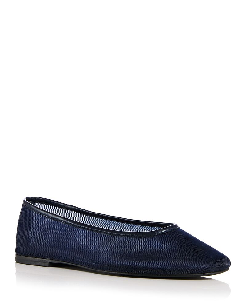 アクア レディース シューズ パンプス AQUA Women\u0027s Annie Flats - Exclusive Navy Mesh 米国海軍