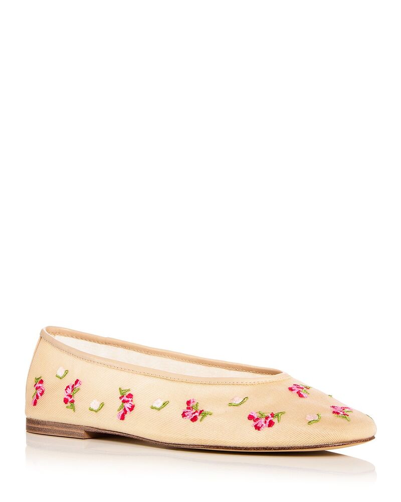 アクア レディース シューズ パンプス AQUA Women\u0027s Annie Flats - Exclusive Tan Mesh タン