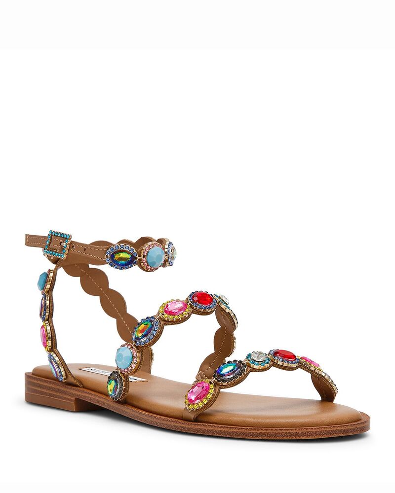 スティーブ マデン レディース シューズ サンダル STEVE MADDEN Women\u0027s Tawniembellished Sandals Bright Multi マルチ色合い