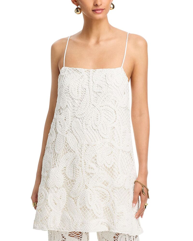 ラインアンドドット レディース トップス シャツ レース Line & Dot La Dolce Lace Top White ホワイト|ReVida 店