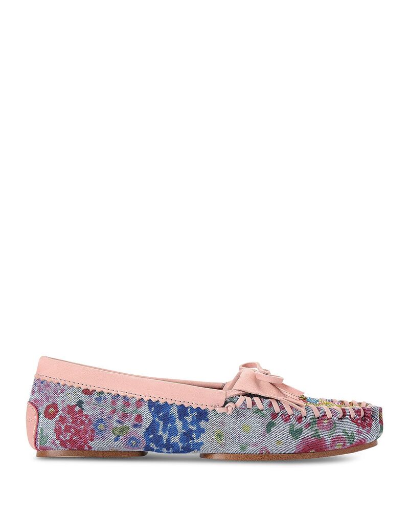 カートジェイガーロンドン レディース シューズ スリッポン・ローファー KURT GEIGER LONDON Women\u0027s Beaded Moccasin Loafers Light/Pastel
