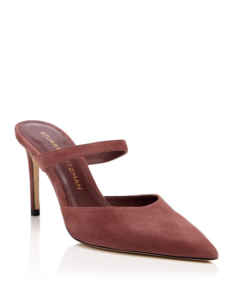 スチュアート ワイツマン レディース シューズ パンプス Stuart Weitzman Women\u0027stuart Power Mule Pumps Brownstone