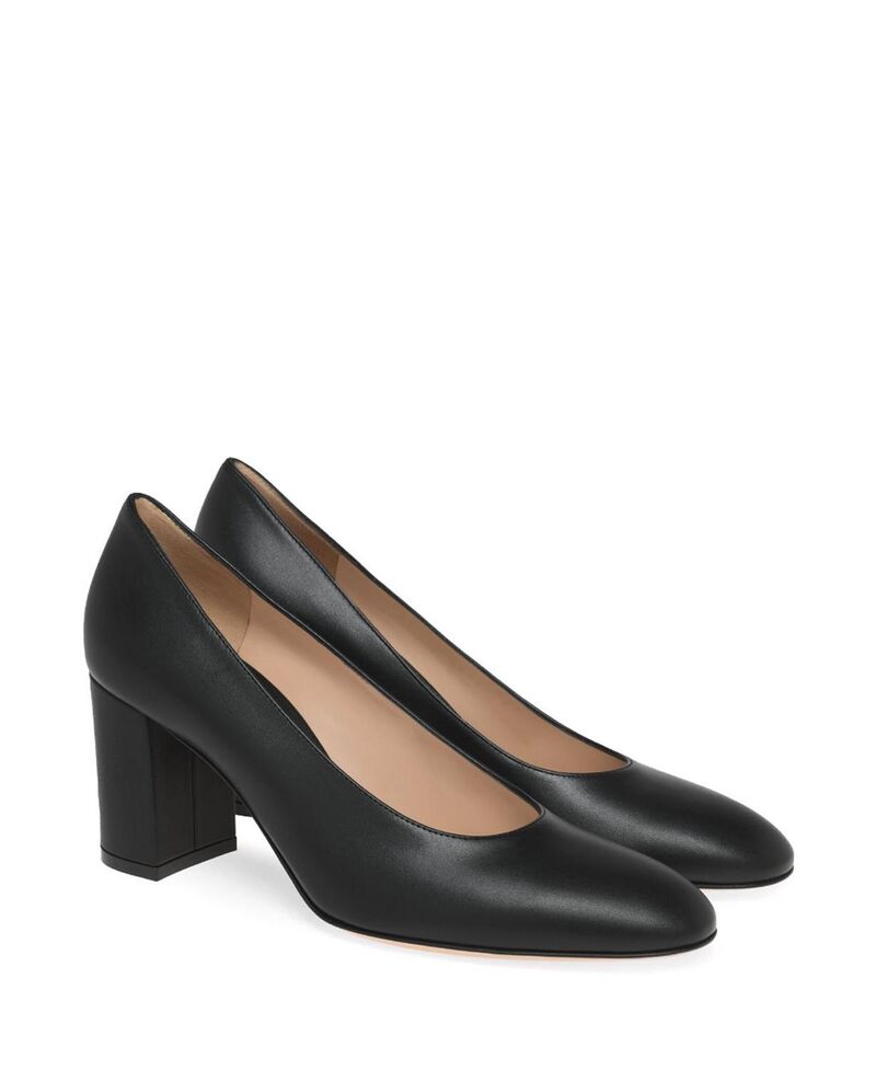 ジャンヴィト ロッシ レディース シューズ パンプス Gianvito Rossi Women's Ryan Pumps Black Calf Leather ブラック｜ReVida 店