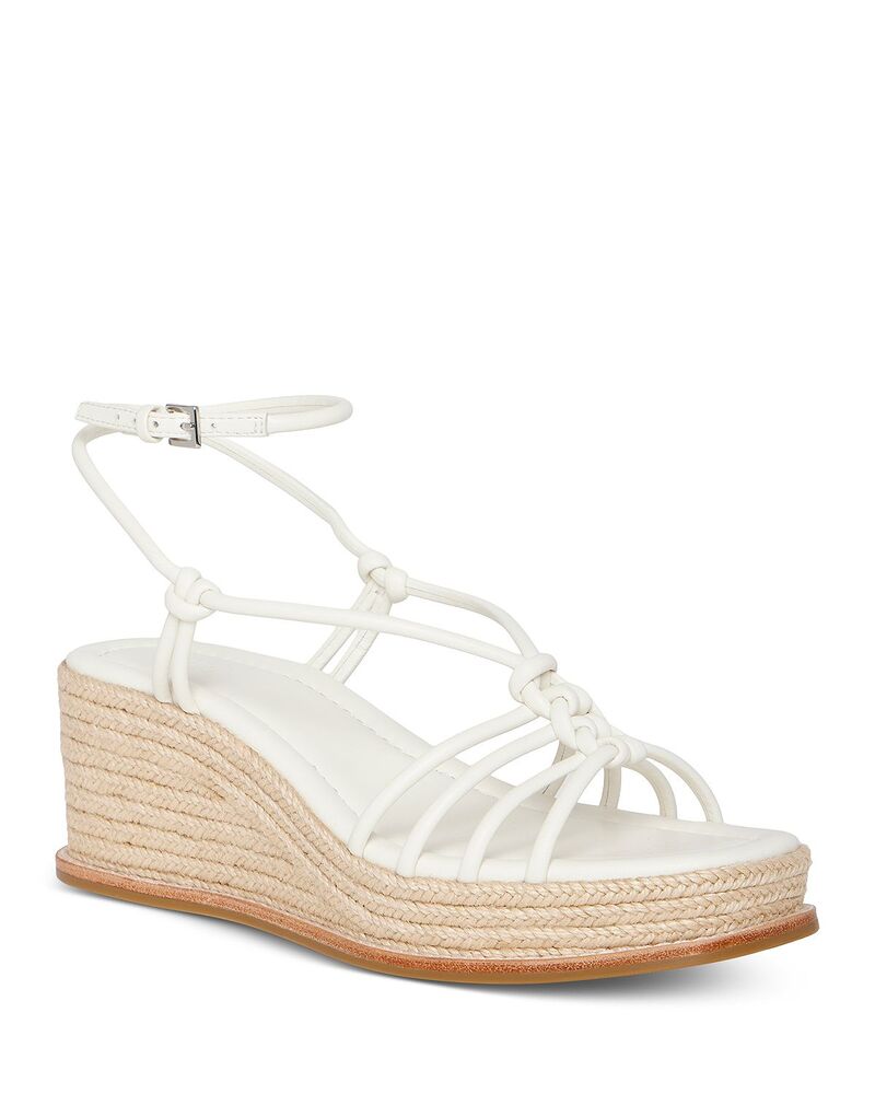 ページ レディース シューズ サンダル PAIGE Women\u0027s Julian Espadrille Wedge Sandals Cream 皮膚軟化剤