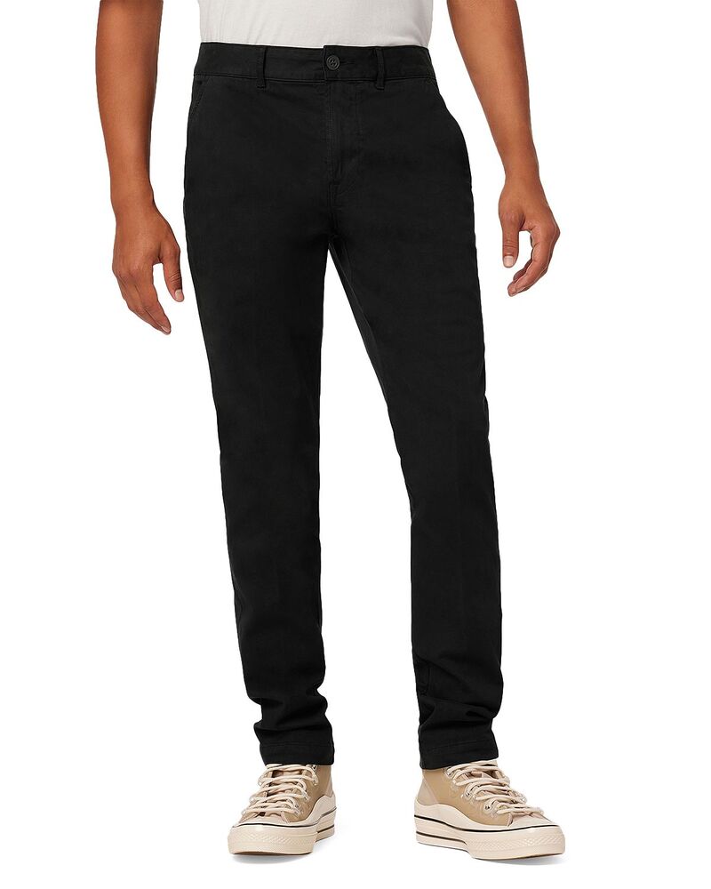ハドソン メンズ ボトムス カジュアルパンツ Hudson Classic Slim Straight Fit Chino Pants Black ブラック｜ReVida 店