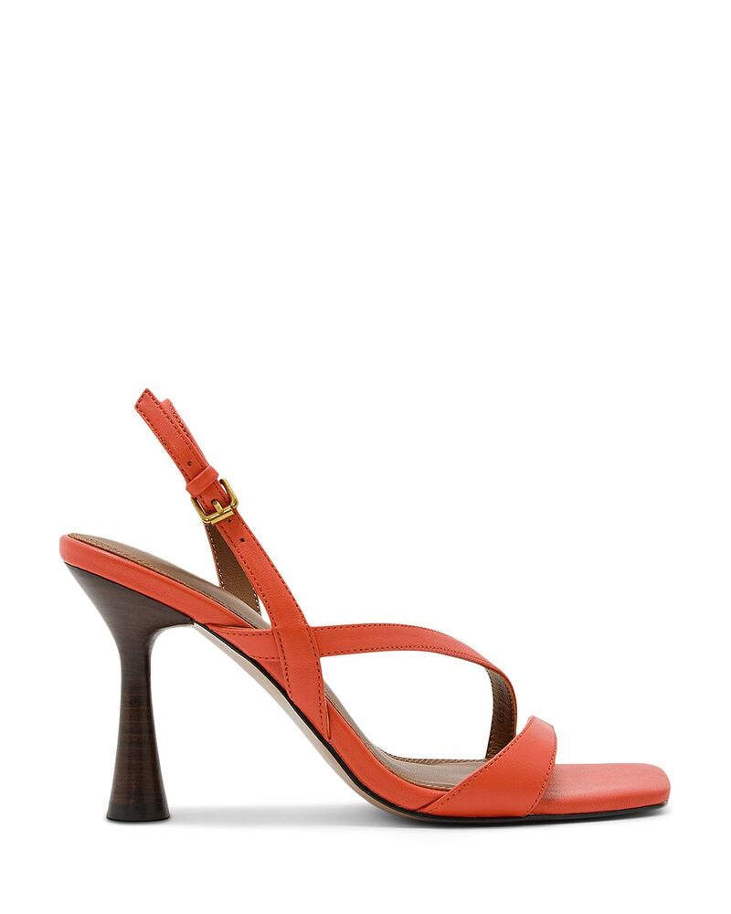 レイス レディース シューズ サンダル 踵 REISS Women\u0027strappy Higheel Sandals Coral コーラル