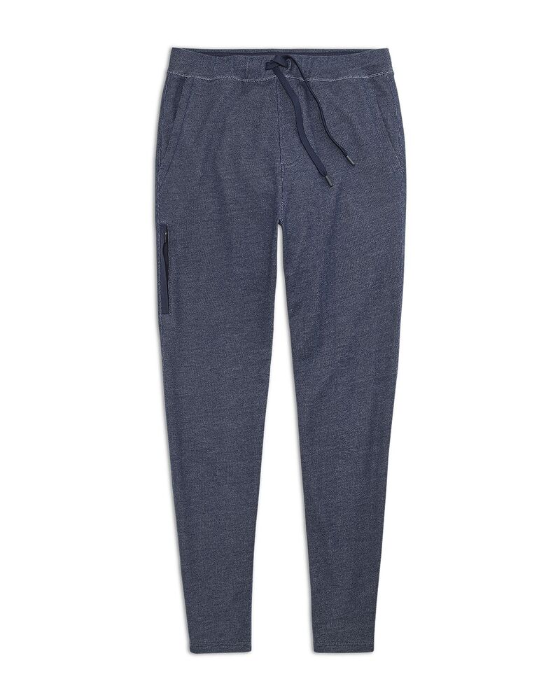 マック ウェルダン メンズ ボトムス 心地好いズボン下 スウェットパンツ Mack Weldon Ace Drawstring Sweatpants Navy Birds 米国海軍