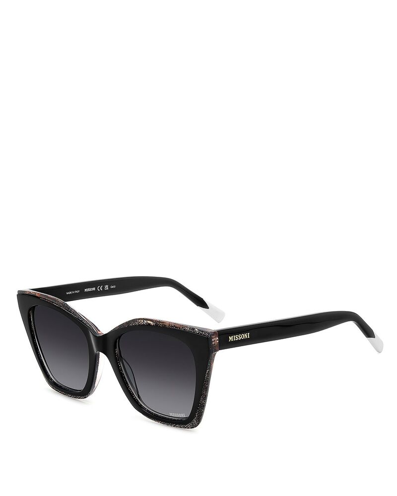 ミッソーニ レディース 付属物 サングラス・アイウェア Missoni Rectangular Sunglasses 54粍 Black 黒いこと