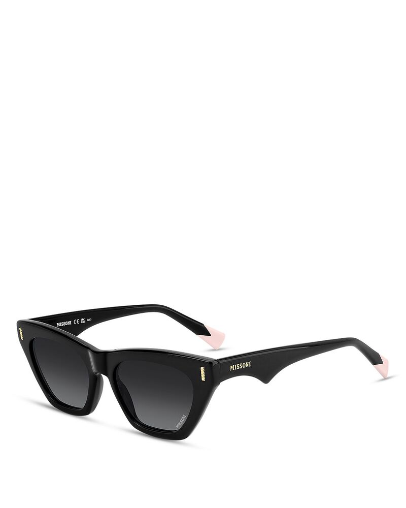 ミッソーニ レディース 佩び物 サングラス・アイウェア Missoni Cat Eye Sunglasses 54粍 Black 黒いこと