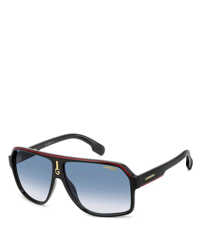 カレーナ レディース 添え物 サングラス・アイウェア Carrera Rectangular Sunglasses 62粍 Oxford Blue 青碧