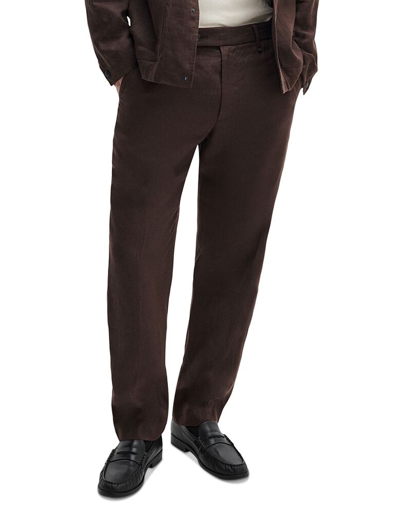 ラグアンドボーン メンズ ボトムス 心地好いズボン下 リネン rag \u0026 bonevan Linen Trousers Rust Brown 挙げ句の果て