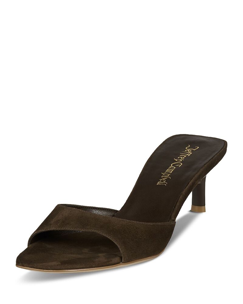 ジェフリー キャンベル レディース シューズ サンダル Jeffrey Campbell Women's Cocoa Mules Brown Suede ブラウン｜ReVida 店