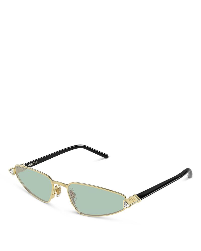 ヴァレンティノ レディース 添え物 サングラス・アイウェア Valentino Garavani Valentino Geometric Sunglasses 57粍 Gold ゴールド