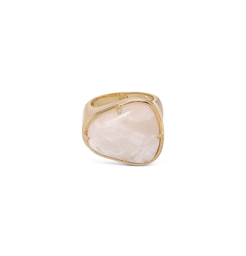 エティカ メンズ 付属品 輪っか Ettika Solstice Stone Statement Ring Bone 石ころ
