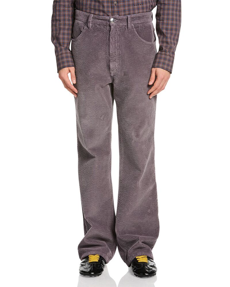 マルニ メンズ ボトムス 心地よいズボン下 コール天 Marni Corduroy Trousers Earth