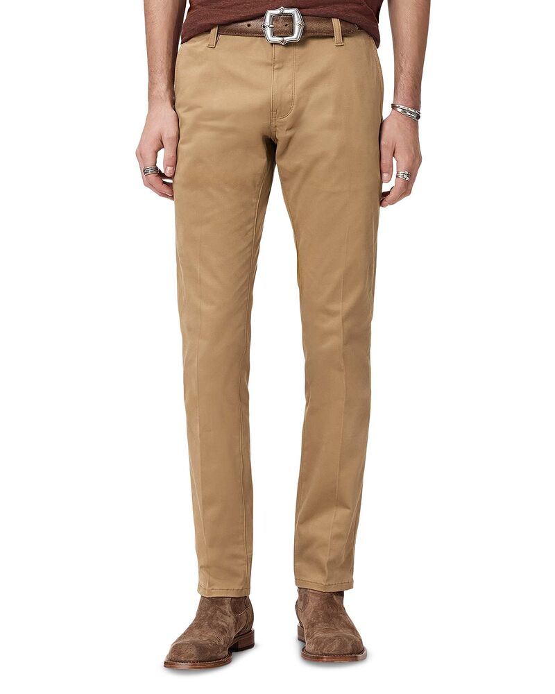 ジョンバルベイトス メンズ ボトムス ジーンズズボン下 か細い相応う デニム John Varvatos Motor City Slim Fit Jeans Light Khaki カーキ