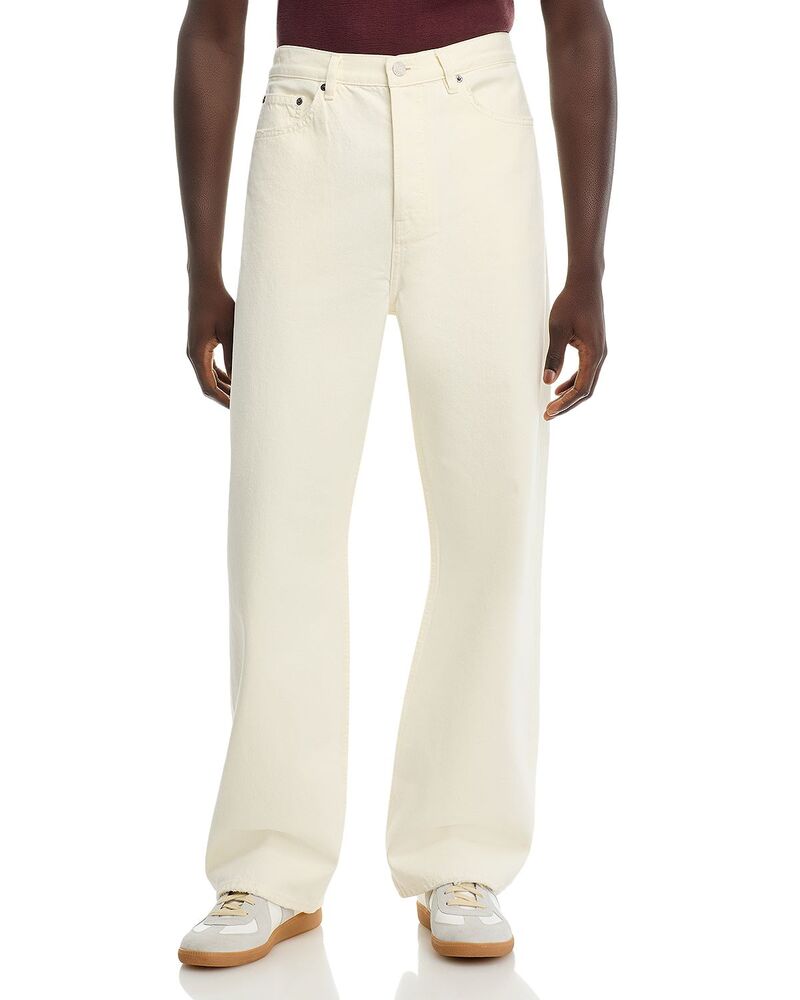 ひな形 メンズ ボトムス ジーンズズボン下 デニム FRAME Baggy 31\" Jeans Off White Grind 象牙色"