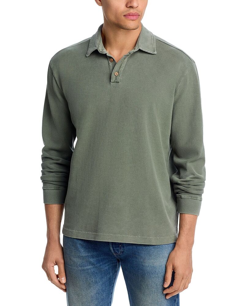 アレックス起重機 メンズ トップス スポーツシャツ Alex Crane Caza Long Sleeve Polo Shirt Seagrass