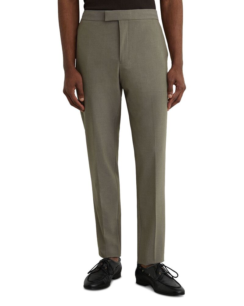 レイス メンズ ボトムス 心地よいズボン下 か細い填まる REISS Foundrawcord Slim Fitrousers Dark Sage サルヴィア